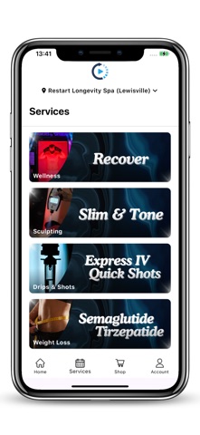 Restart Longevity Spa screenshot