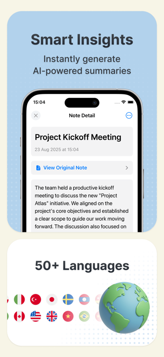 NoteFly: AI Note Recorder Screenshot 3 of 5