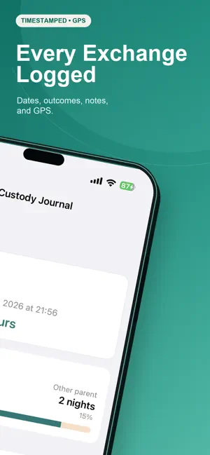 Custody Journal screenshot 2