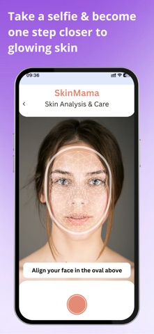 SkinMama: Face Scan & Skincare iPhone screenshot