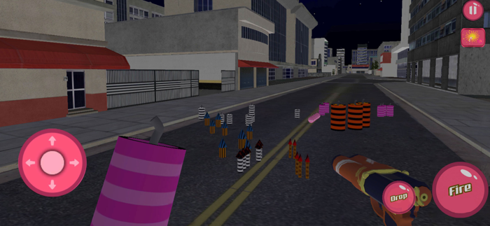 Permainan kembang petasan 3D