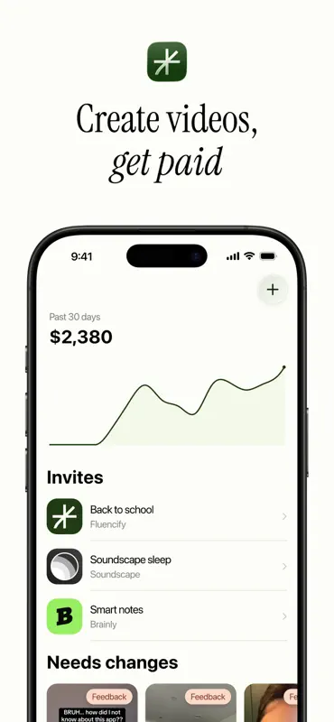 Fluencify - Get Paid to Create screenshot 1 of 4
