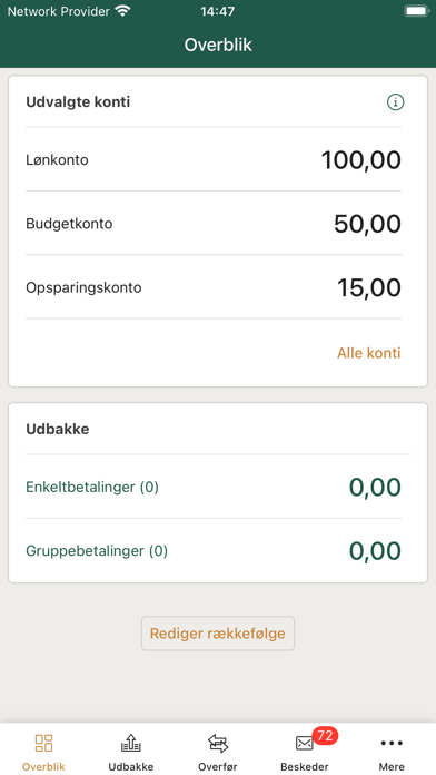 Andelskassen Erhverv Screenshot