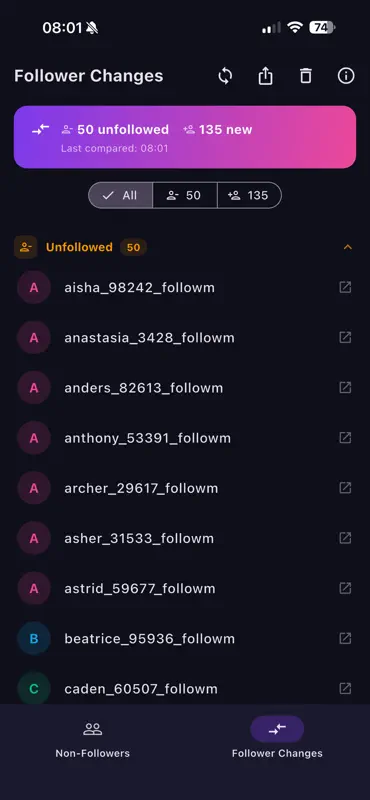 Follometry screenshot 1 of 6