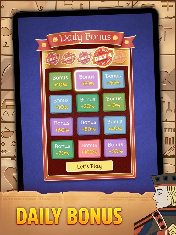 Pyramid Deluxe® Social iPad screenshot 8 - Games app