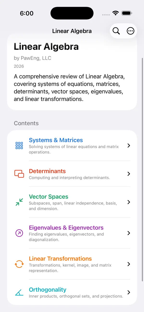 #5. Math Reference Book (iOS) Bởi: PawEng, LLC