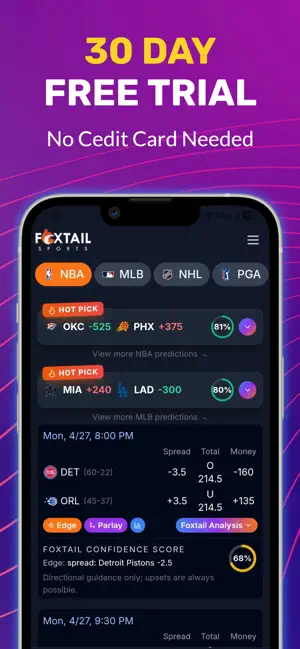Foxtail Sports: Picks & Props screenshot 2