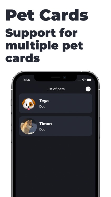 Care - pet id, walks, fitness