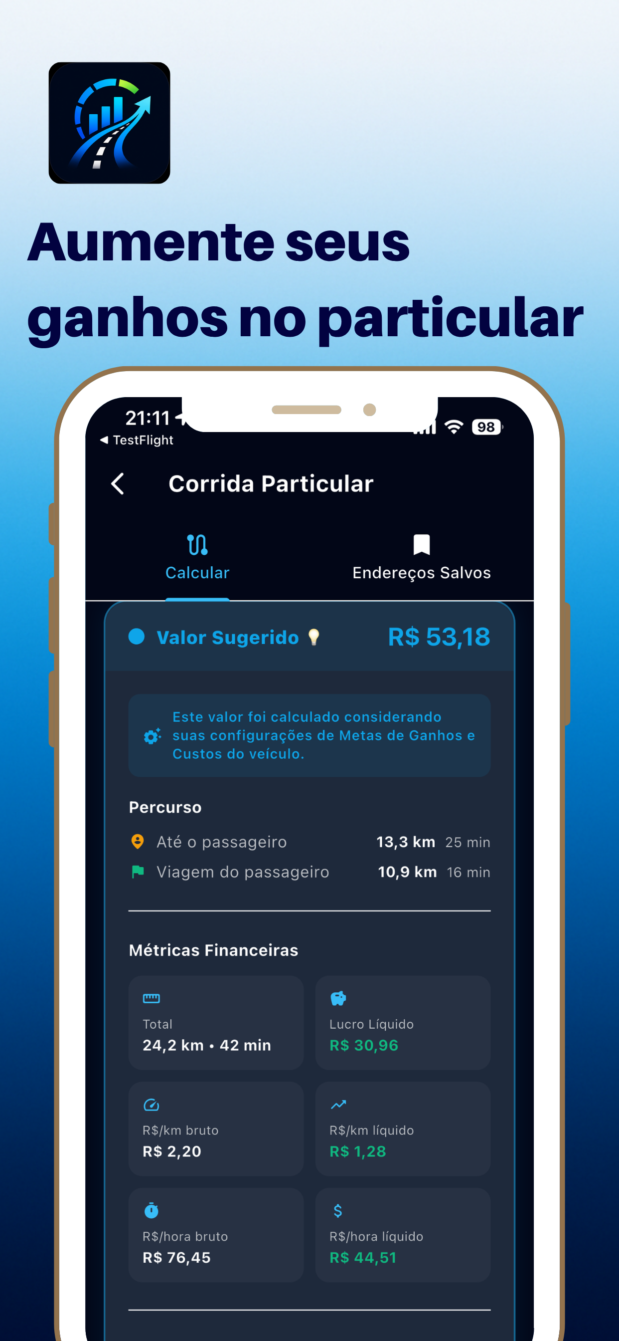 GiraLucro: Motorista App