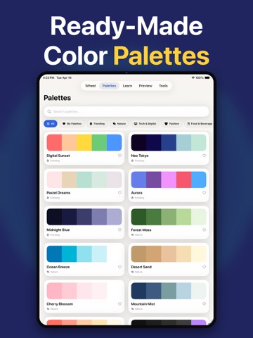Color Wheel & Palettes iPad screenshot