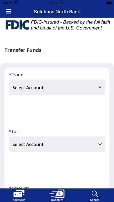 Solutions North Bank Mobile Screenshot