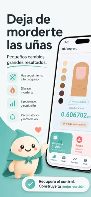 StopBite: Dejar de morder uñas screenshot 1