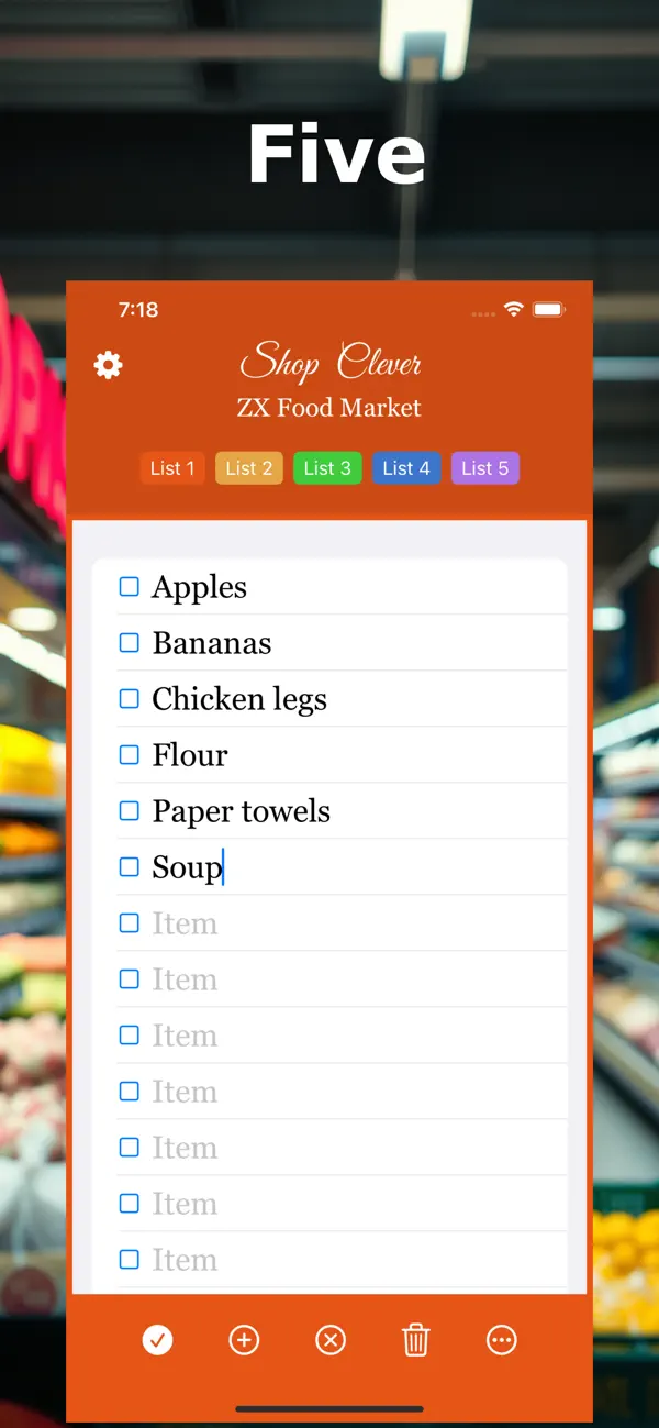 Screenshot #1 pour Shop Clever - Shopping List