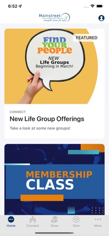 Mainstreet Church US app screenshot