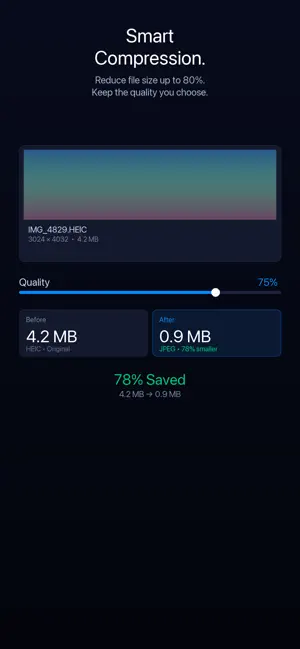 PixLite - Photo Compressor screenshot 2