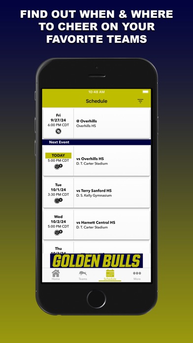 Golden Bulls Athletics Screenshot