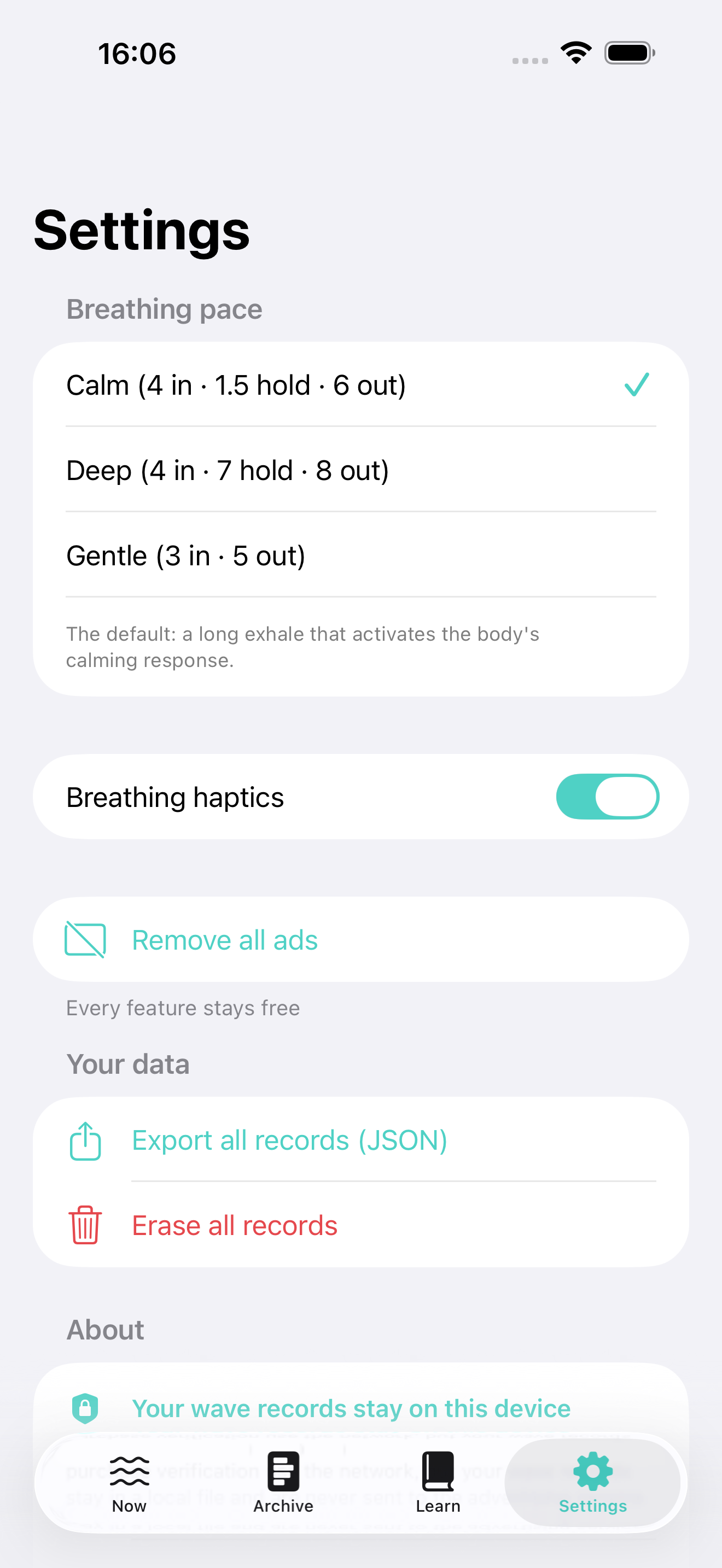 WaveCrest: Panic Attack Log screenshot 4
