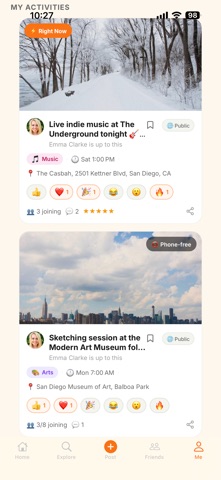 Join Me Up – Plan Activities screenshot