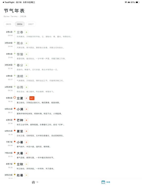 Screenshot #5 pour Jieqi Almanac