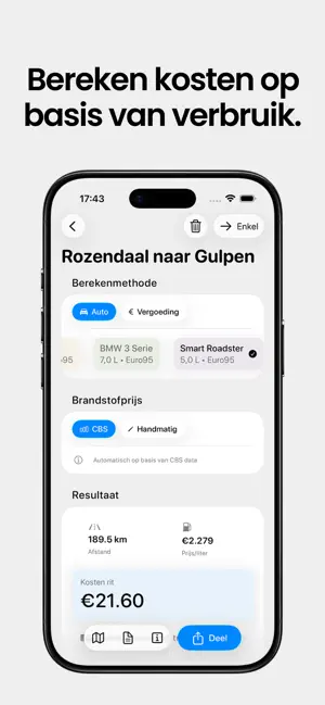 RitKosten screenshot 2