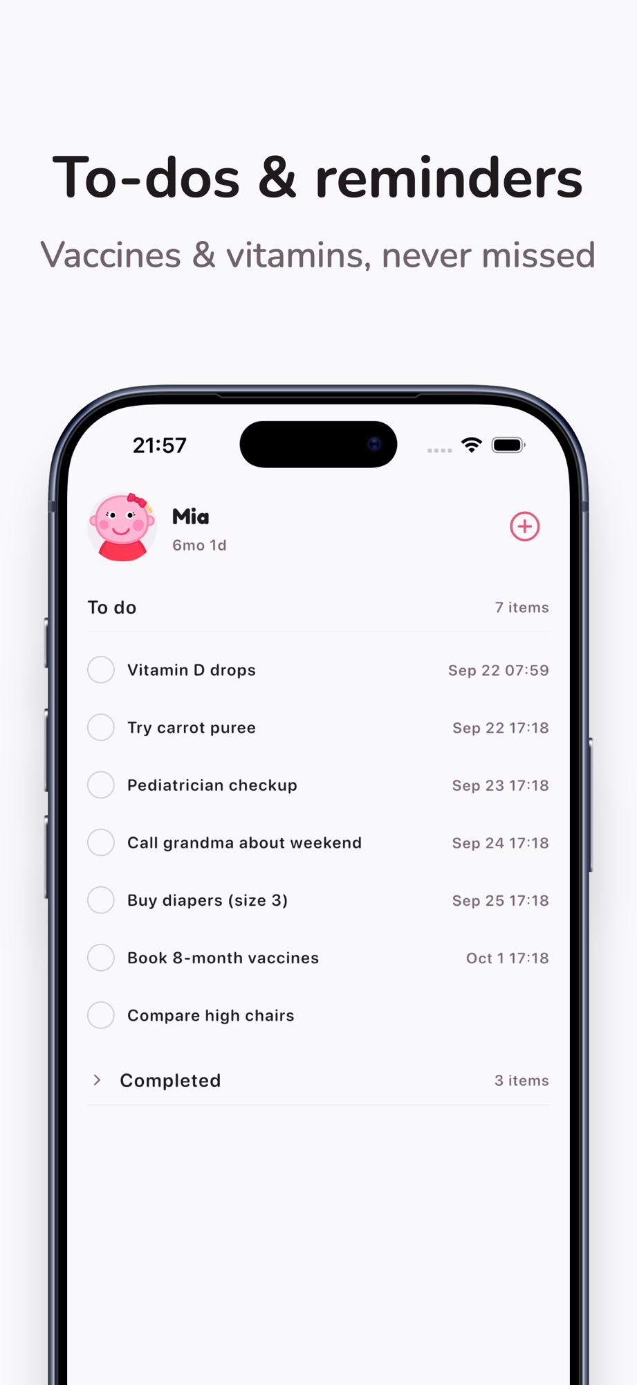 MilkBaby Calendar: Baby Log screenshot 7