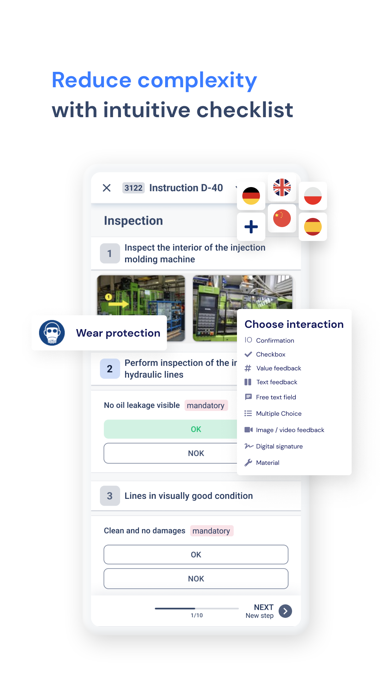 Screenshot 1 of Operations1 Assistant App