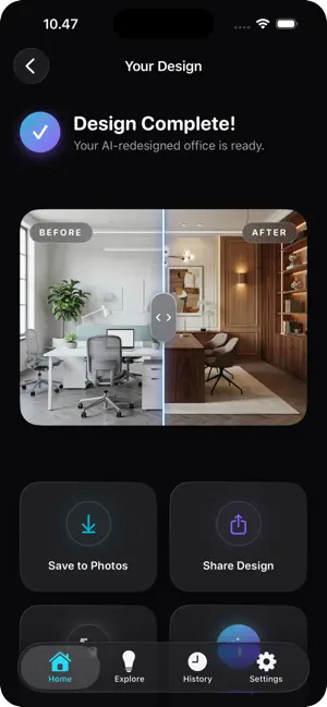 AI Office Room Design screenshot 1