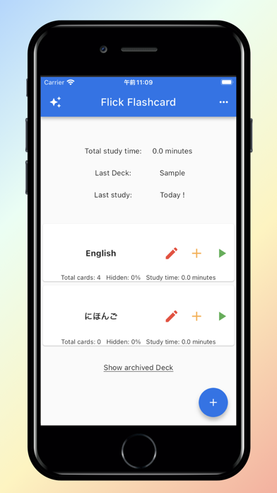 Flick Flashcard: AI Study Screenshot