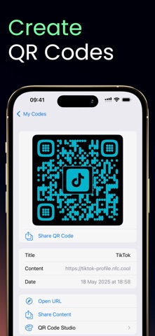 QR Code Scanner by NFC.cool iPhone screenshot