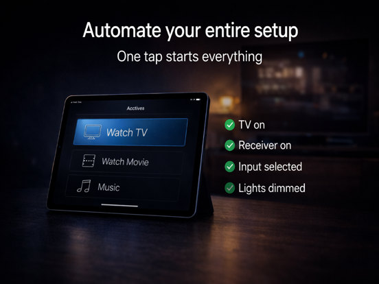 MyURemote - AV Remote Control iPad app afbeelding 4