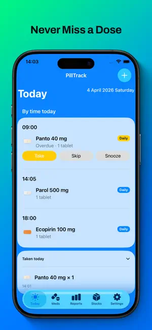 PillTrack- Medication Reminder screenshot 2