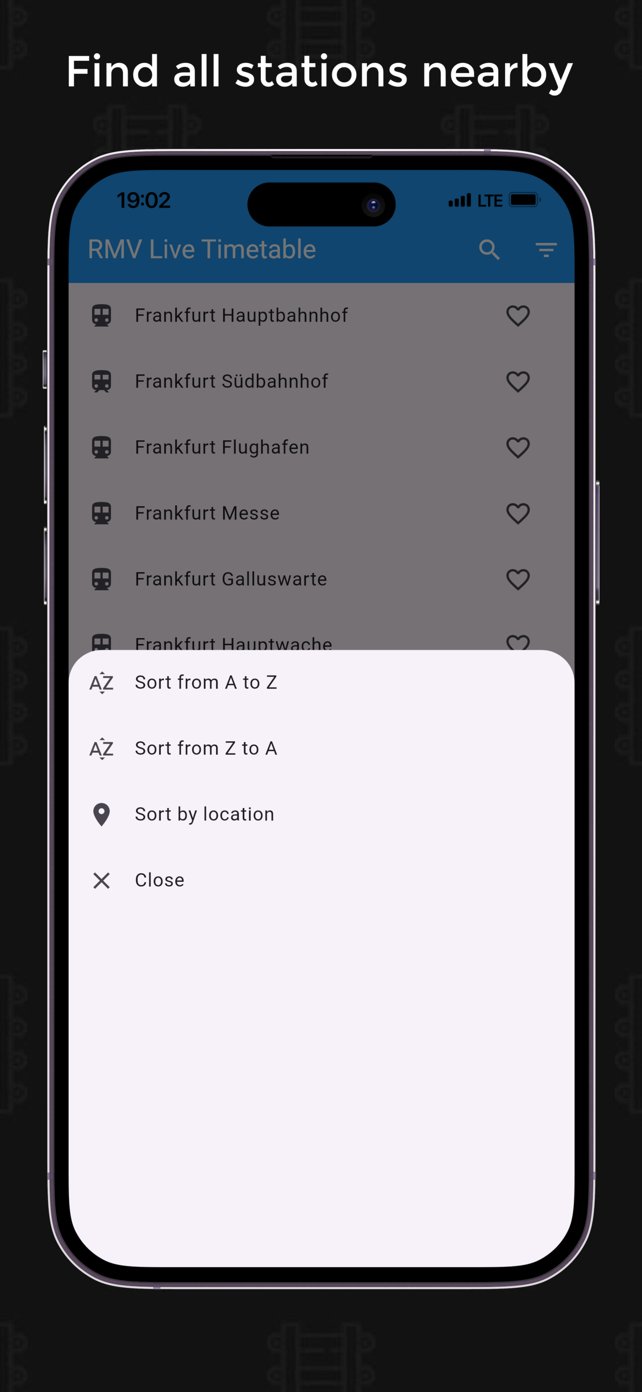 RMV Live Timetable screenshot 3