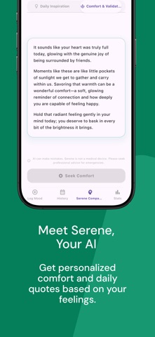 Mazaji: AI Mood Tracker iPhone screenshot