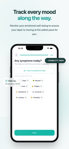DoseDown: Antidepressant Taper iPhone screenshot