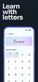 Cursive Handwriting Practice · screenshot