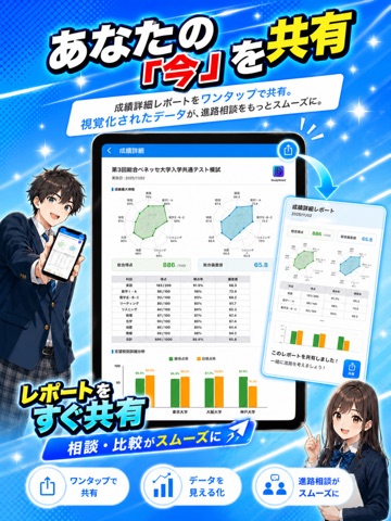 成績管理&傾斜配点&記録と分析ノート -StudyNote2 iPad screenshot
