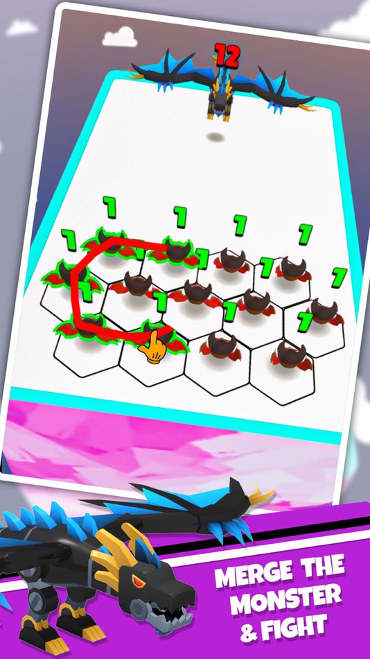#2. Merge Robots Monster Battle (iOS) By: Amina Akhtar