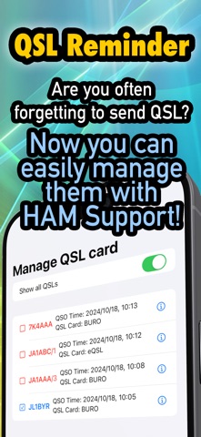 HAM Support - Powerful log app Screenshot 2 of 8