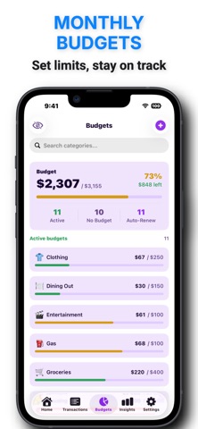 TYM: Budget & Expense Tracker Screenshot 4 of 8