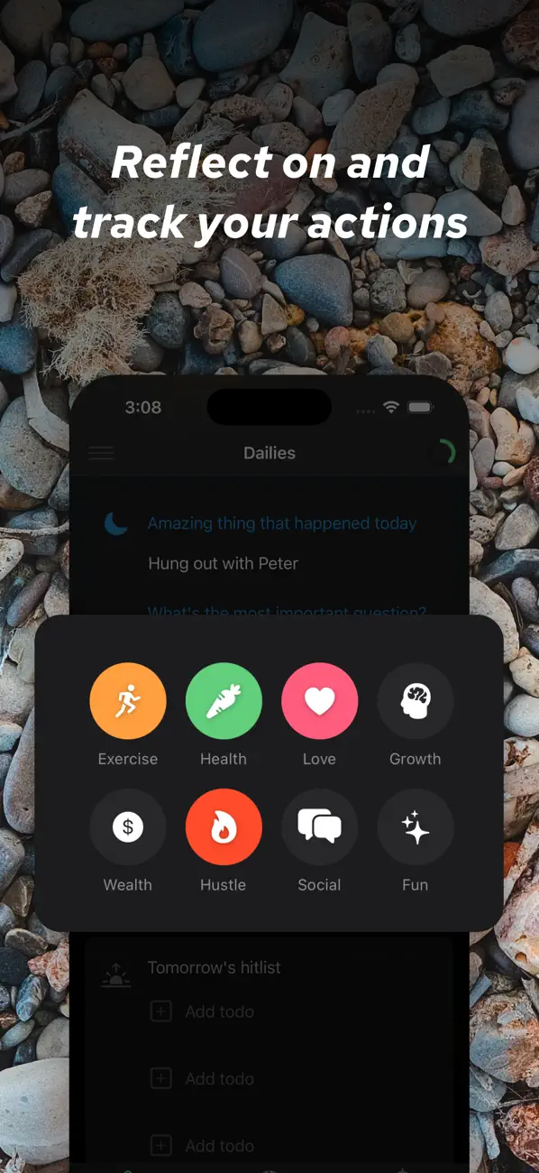 Screenshot #2 pour Alpha - 5 Min Journal