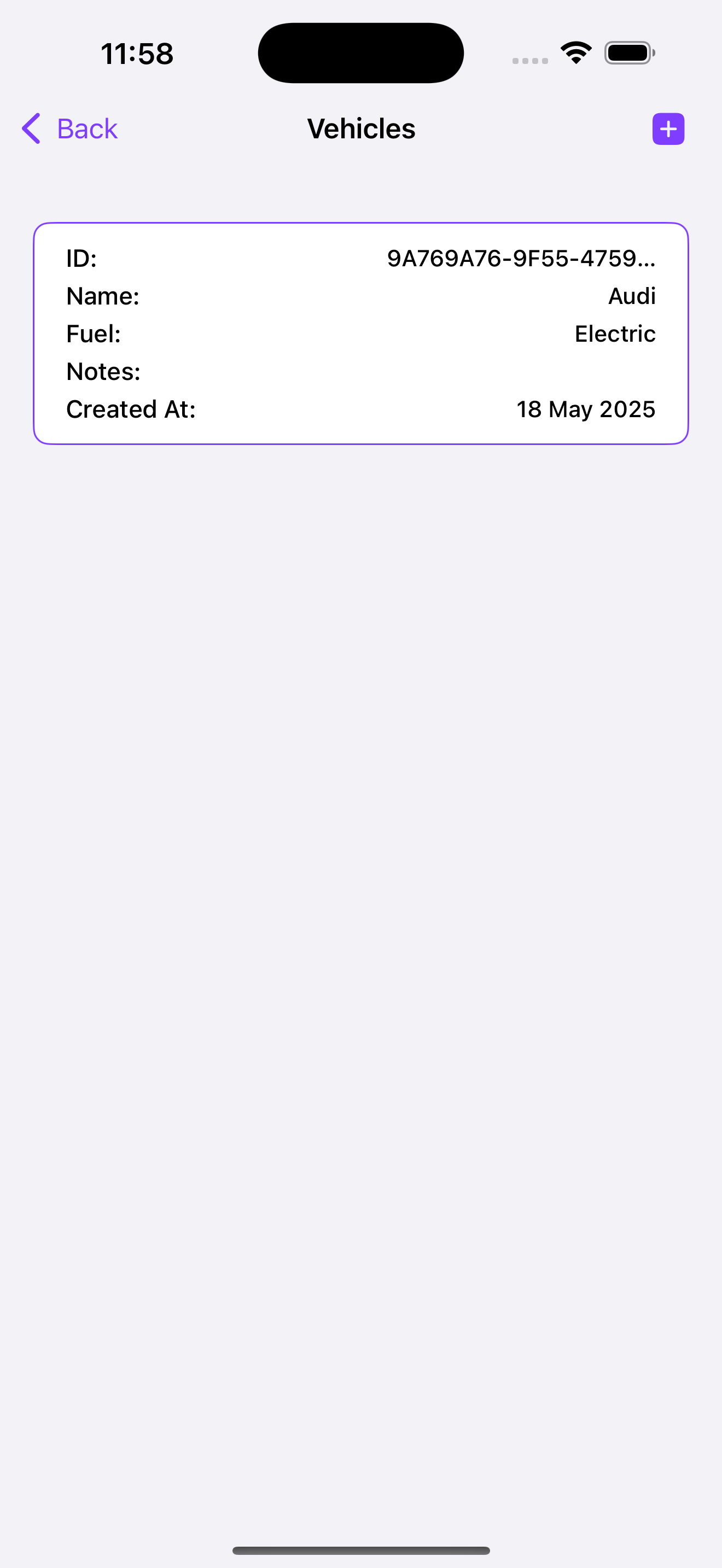 Fuel Analyzer: Track Logs