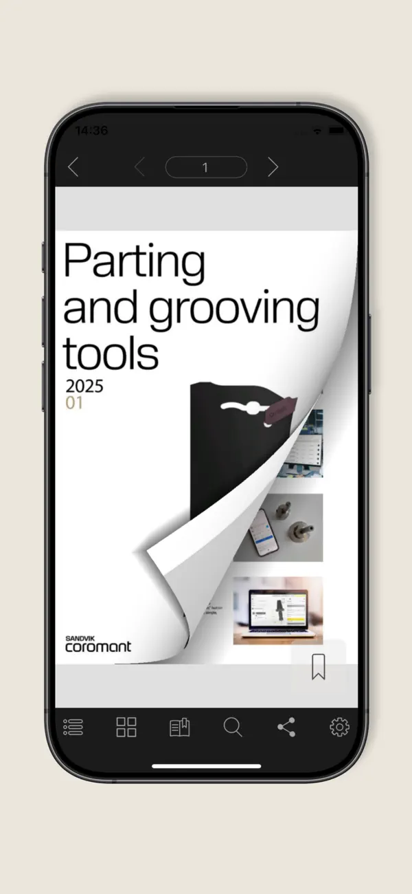 Screenshot #3 pour ePub – Sandvik Coromant