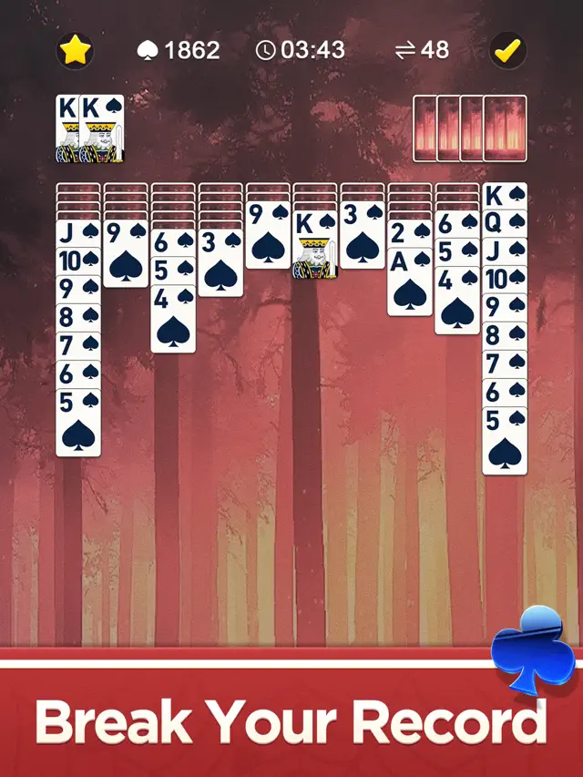 Classic Spider Solitaire Mania screenshot 9