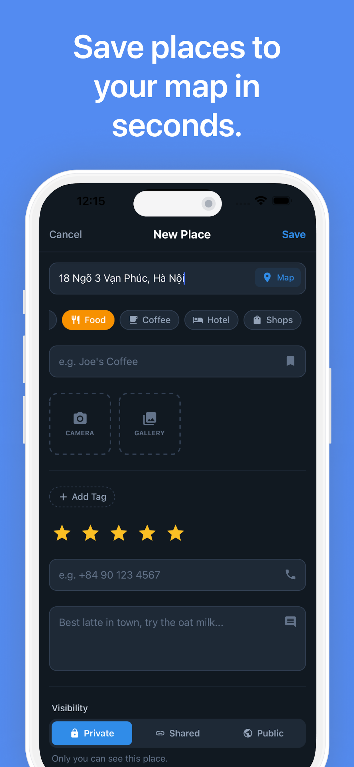 Notadi - Save Places You Love screenshot 4