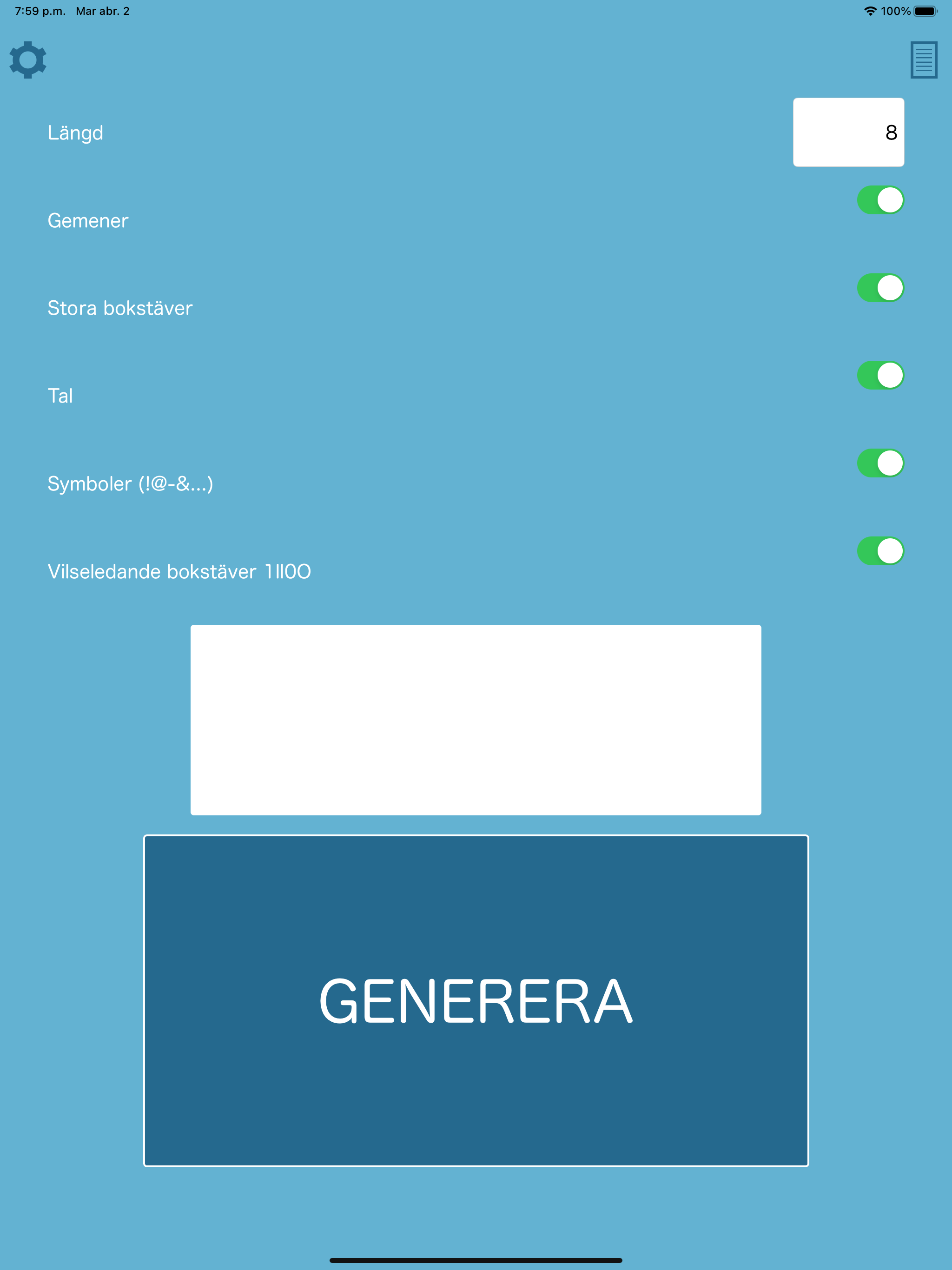 Lösenordsgenerator säker