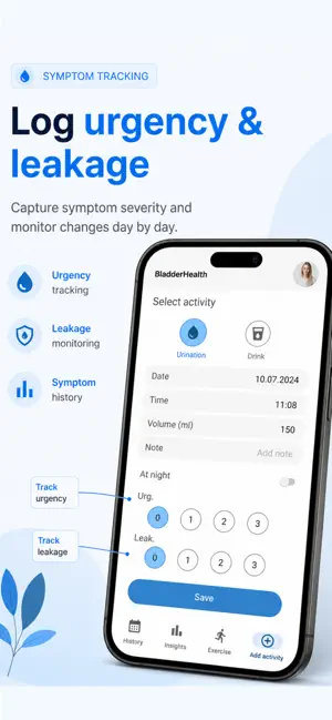 BladderHealth: Bladder Tracker screenshot 3