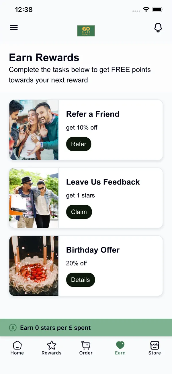 Screenshot #3 pour GO Golf Rewards