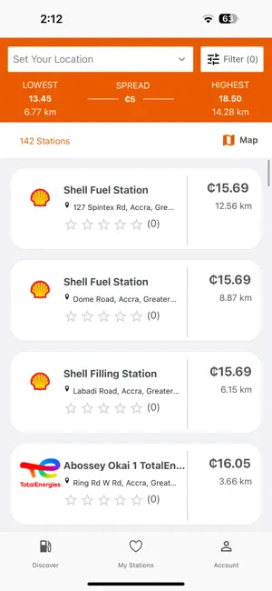PetrolCompass: Fuel Finder screenshot 2