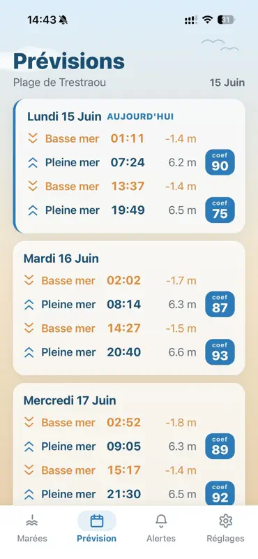 Estran : Marées de ta Plage screenshot 2 of 8