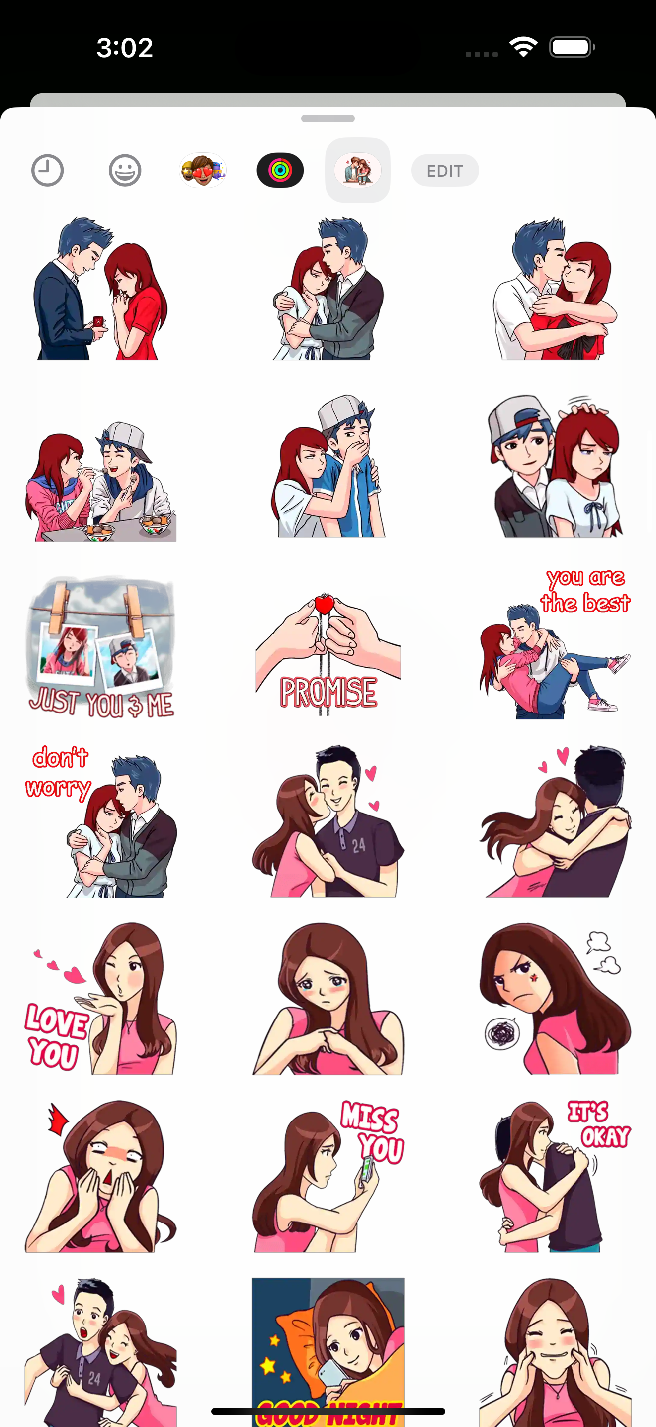 Valentine - Couple WAStickers screenshot 5
